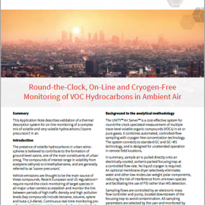 Voc hydrocarbons monitoring app note