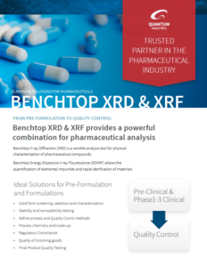 benchtop xray solutions pharmaceuticals analysis