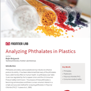 analyzing phthalates pyrolysis