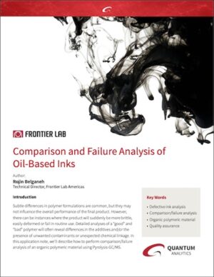 oil based inks app note