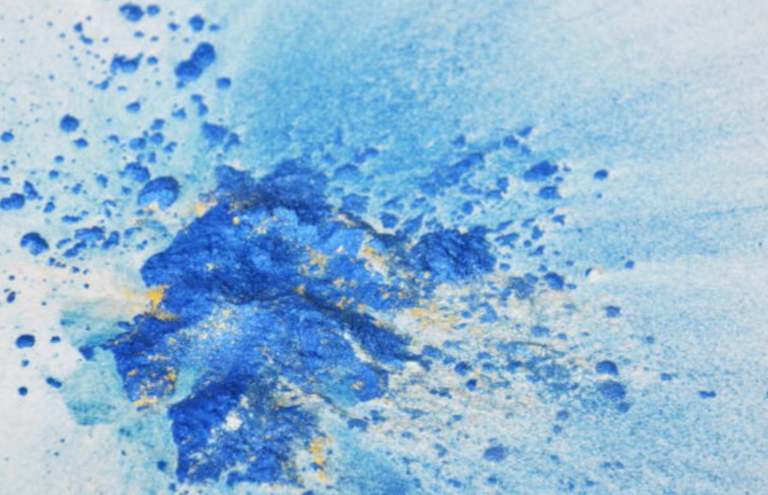 blue powder visual defect