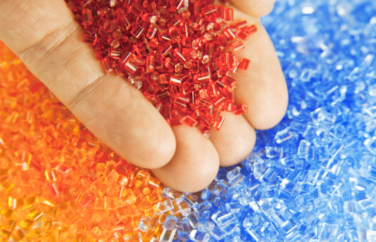 multi color plastic beads