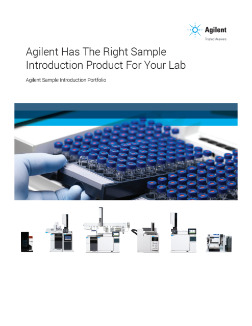 agilent sample intro brochure